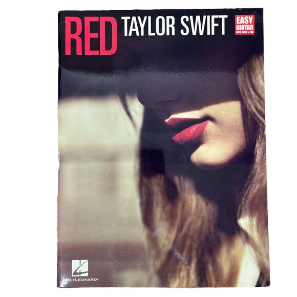 Taylor Swift Red Sheet Music Easy Guitar with Tablature Songbook Hal Leonard - Picture 1 of 5
